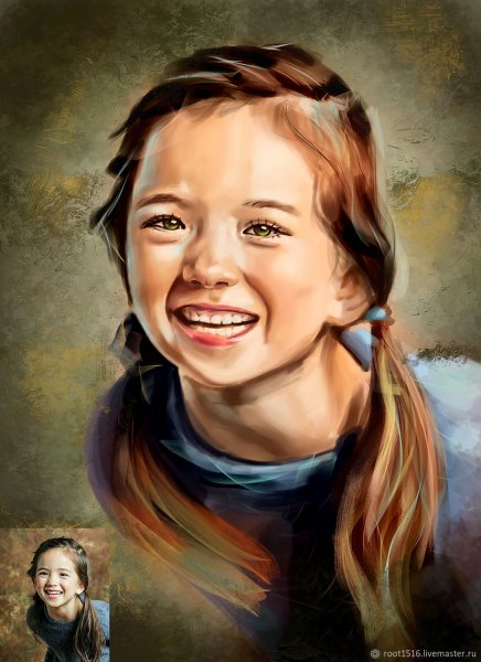 Портрет в стиле Digital Art