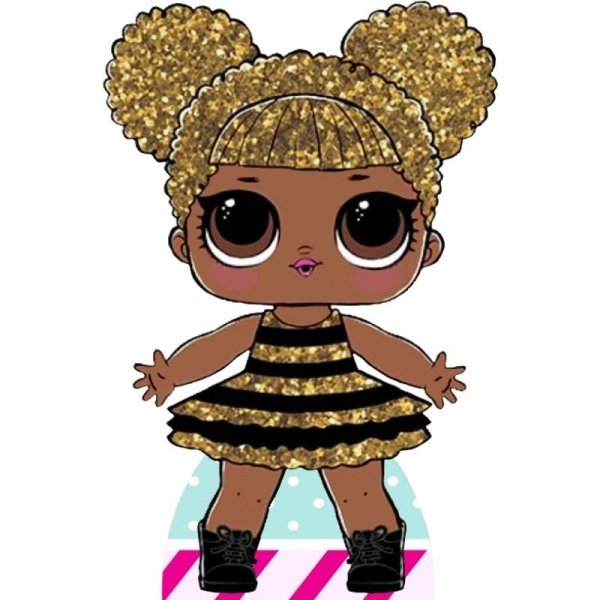Кукла ЛОЛ Queen Bee раскраска