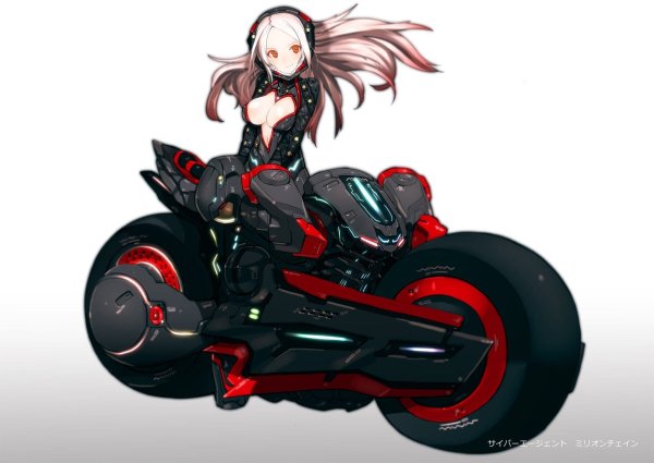 Мотоцикл будущего арт