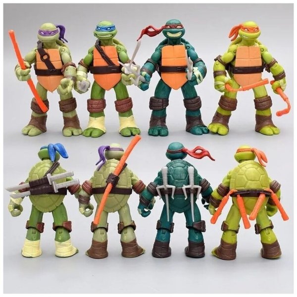 Набор фигурок Черепашки ниндзя, teenage Mutant Ninja Turtles 4шт