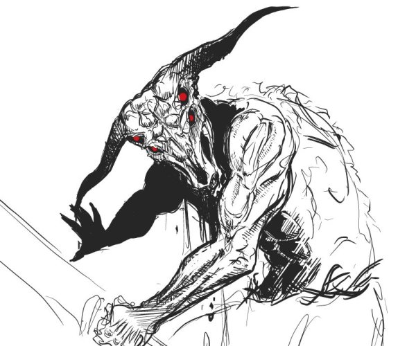 Behemoth демон Dark Souls