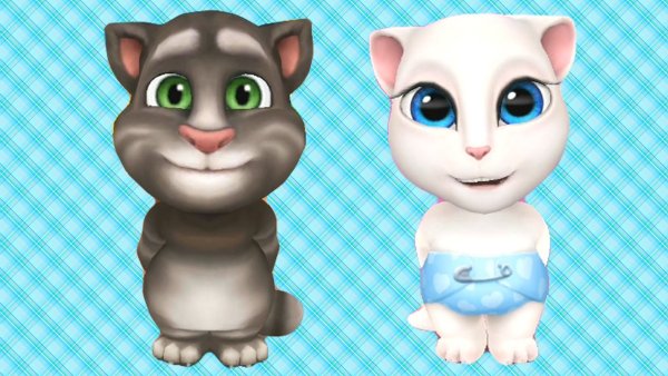 Игра talking Tom friends Анджела