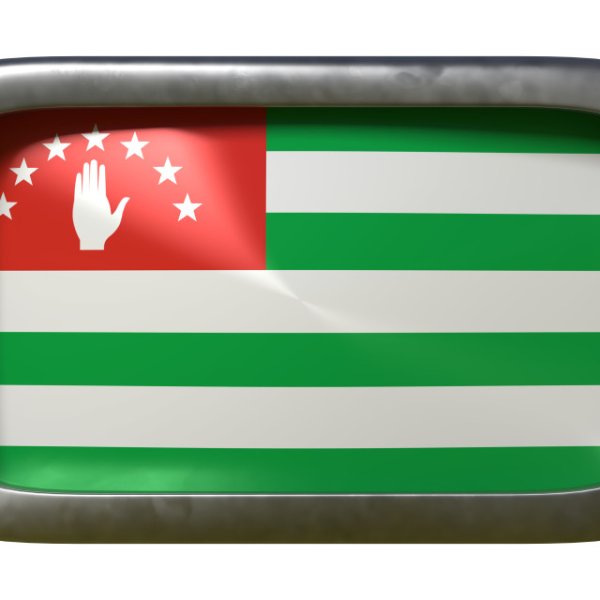Флаг Абхазии 3д