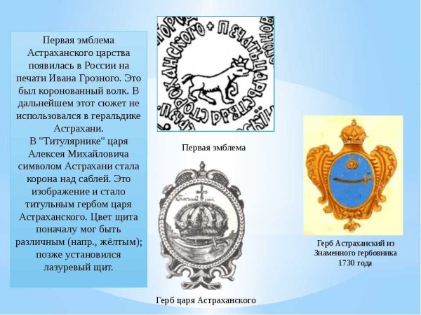 Герб Астраханского царства