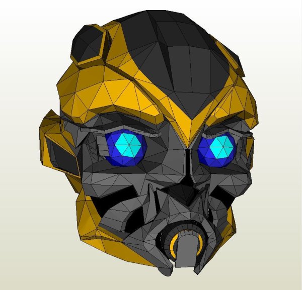 Bumblebee трансформер Pepakura