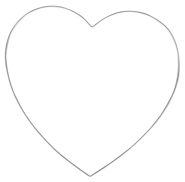 Белое сердечко