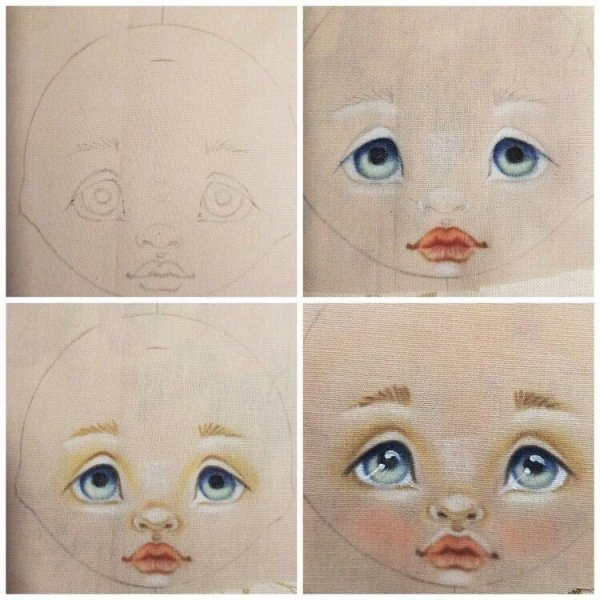 Лицо куклы