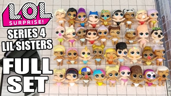 Куклы ЛОЛ вкладыш Lil sisters Makeover