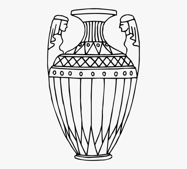 Алебастровые вазы древнего Египта рисунок