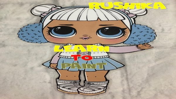 Кукла ЛОЛ снежный ангел раскраска