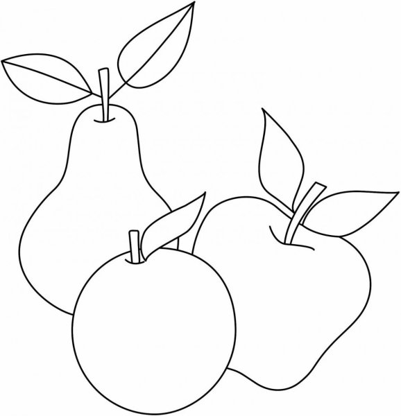 Аппликация фрукты