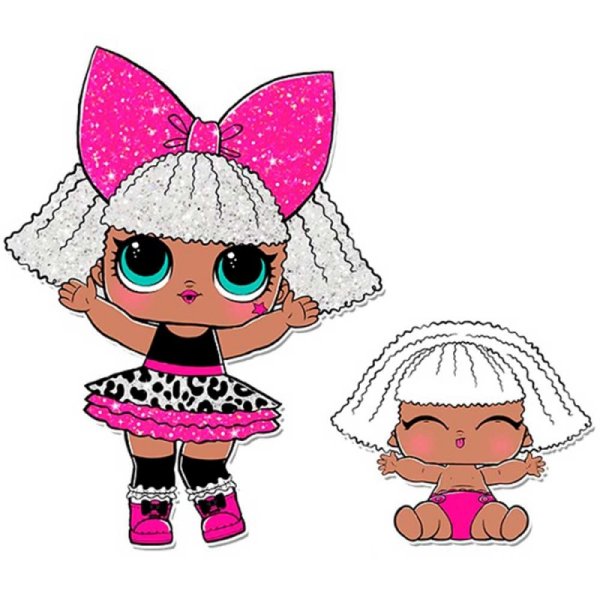 Кукла ЛОЛ Lil sisters дива