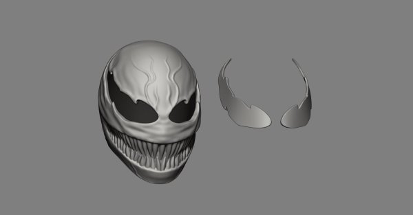 Venom Mask 3d model