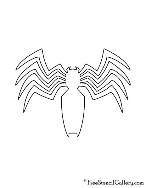 Трафарет Venom