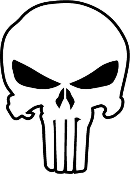 Каратель Punisher череп
