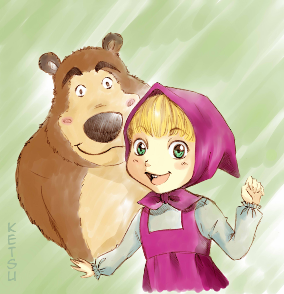 Маша из Маша и медведь аниме