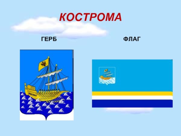 Кострома герб и флаг