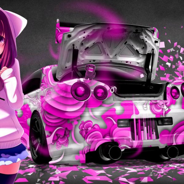 Nissan Skyline GTR r34 аниме