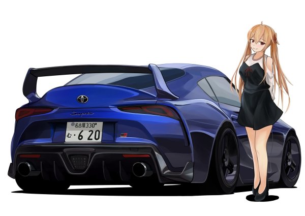 Toyota Supra anime