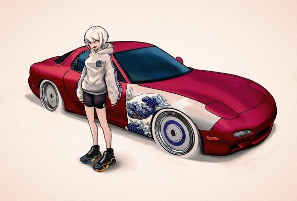 Мазда rx7 anime