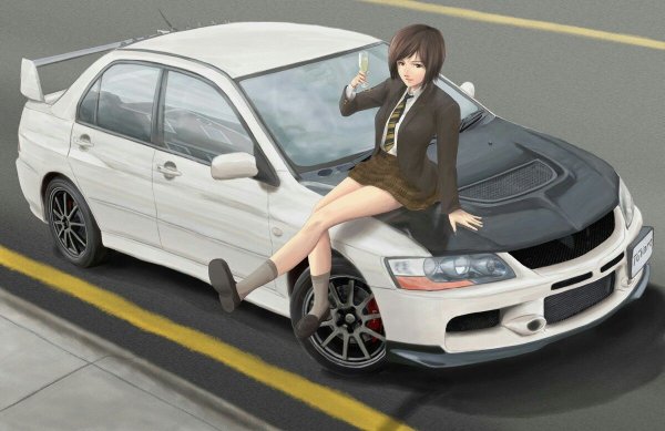 Mitsubishi Lancer x EVO anime