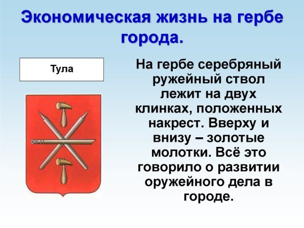 Герб города Тула