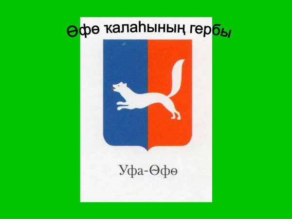Флаг и герб Уфы
