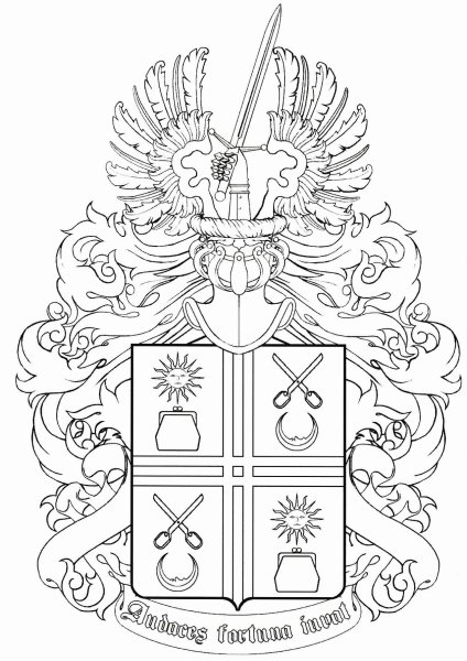 Герб семьи вектор