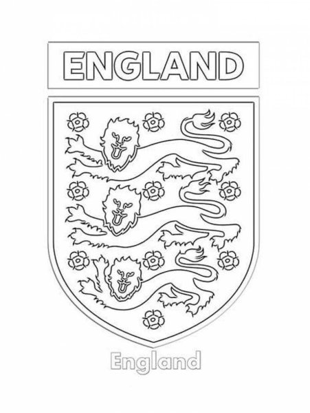 England раскраска