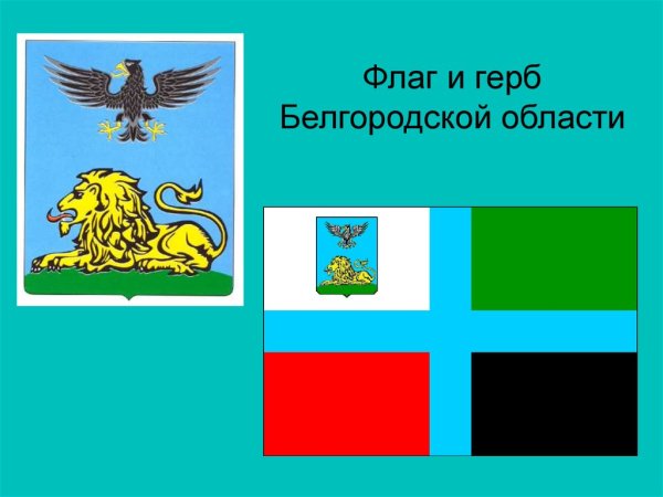 Герб и флаг Белгорода и Белгородской области