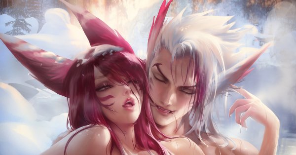 Сакимичан League of Legends rakan and Xayah