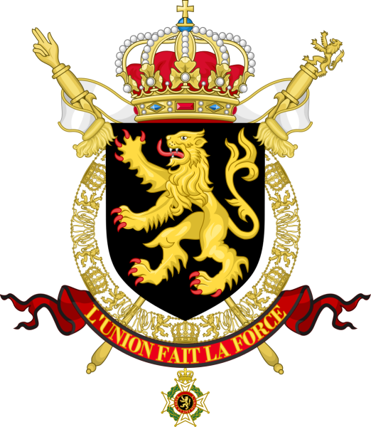 Королевство Бельгия герб