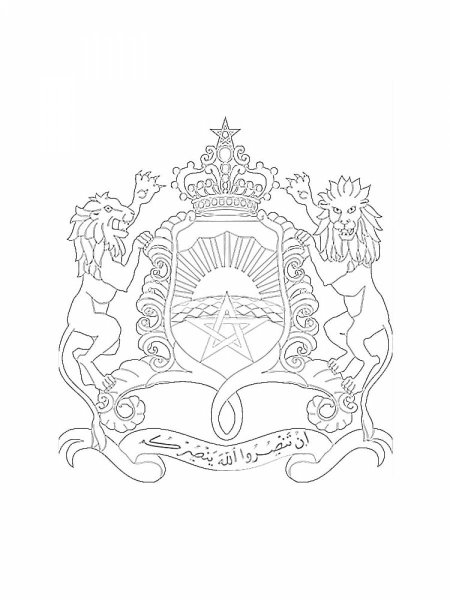 Раскраска геральдика
