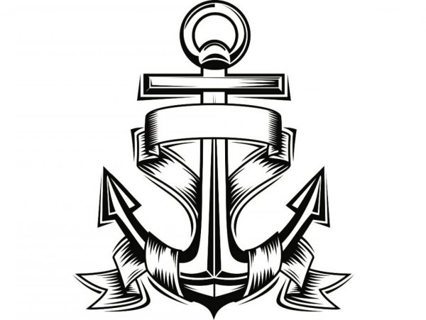 ВМФ эмблема вектор