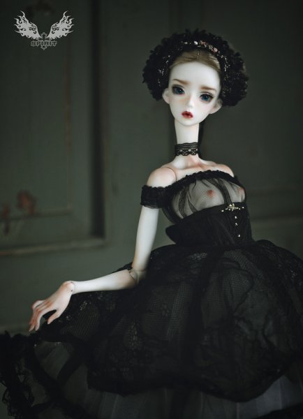 BJD Spirit черный лебедь