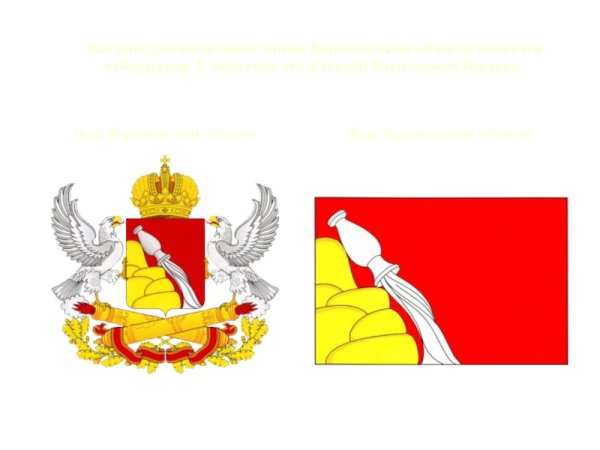 Воронеж область герб и флаг