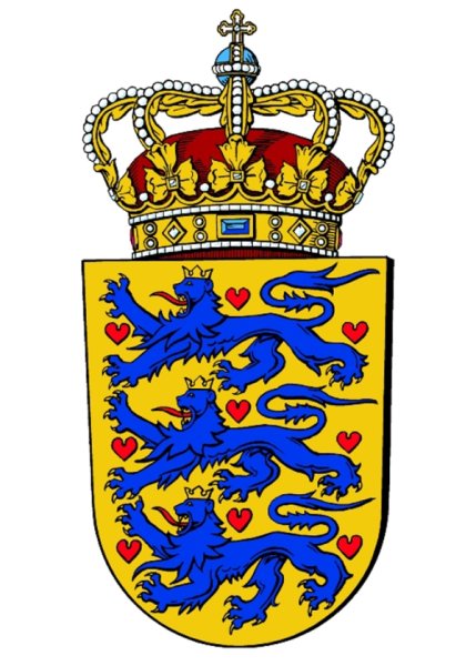 Королевский герб Дании