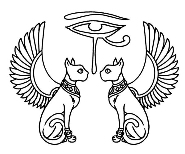 Трафареты герб египта (41 фото)