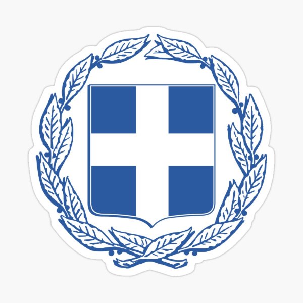 Флаг и герб Греции