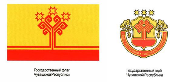 Республика Чувашия герб и флаг