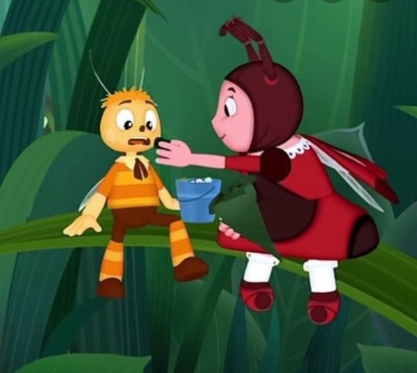 Мила и Пчеленок из Лунтика