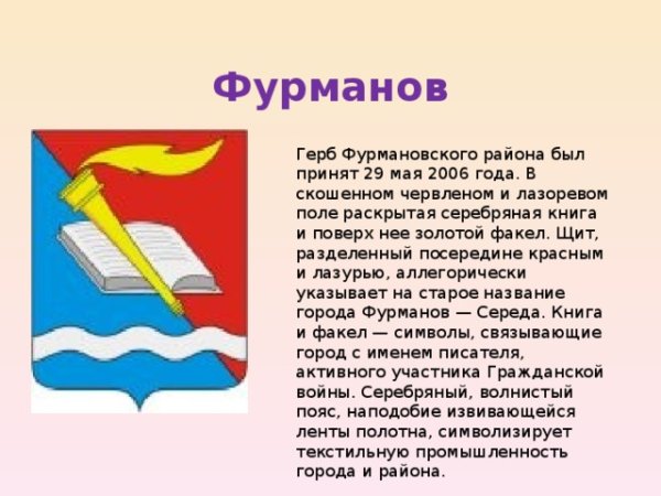 Герб Фурманов Ивановской области