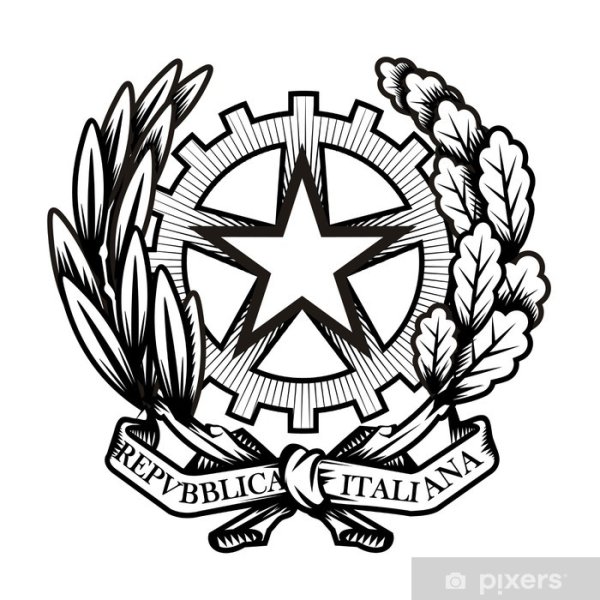 Герб Италии рисунок