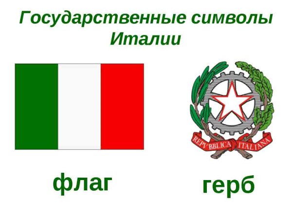 Государственная символика Италии