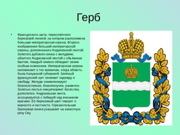Герб Калуги и Калужской области