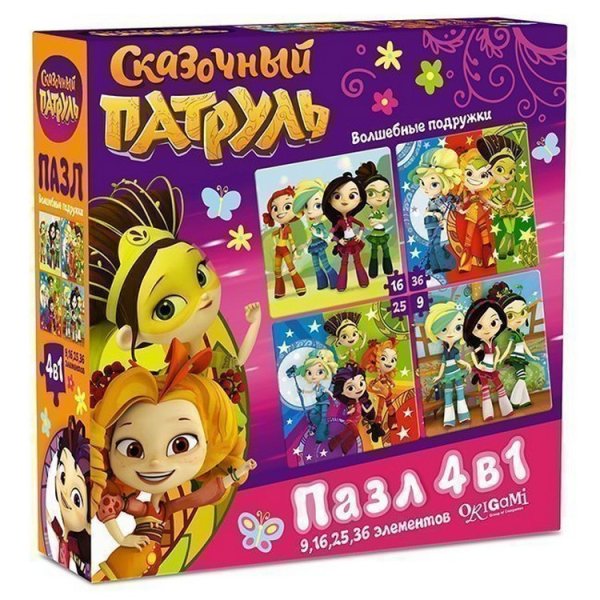 Пазл 4в1 сказочный патруль 03919