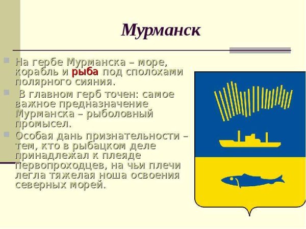 Символика города Мурманска