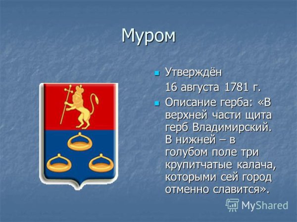 Герб города Муром