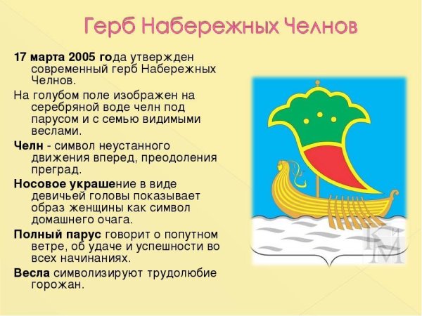 Герб города Набережные Челны описание