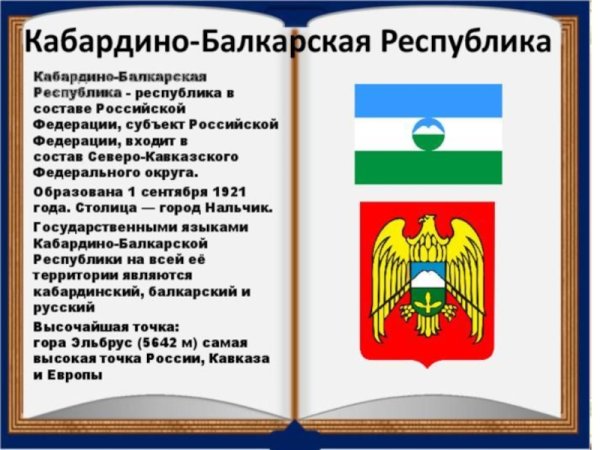 Символы Кабардино-Балкарской Республики